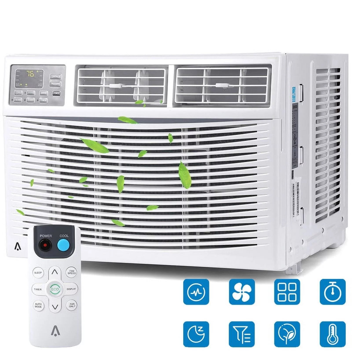 8,000 BTU Smart WiFi Window-Mounted Air Conditioner U633809