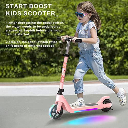 Electric Scooter for Kids Age 6-10 with Adjustable Speed and Height X9205