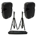 Pro DJ Bluetooth Powered PA Speaker Stands R984