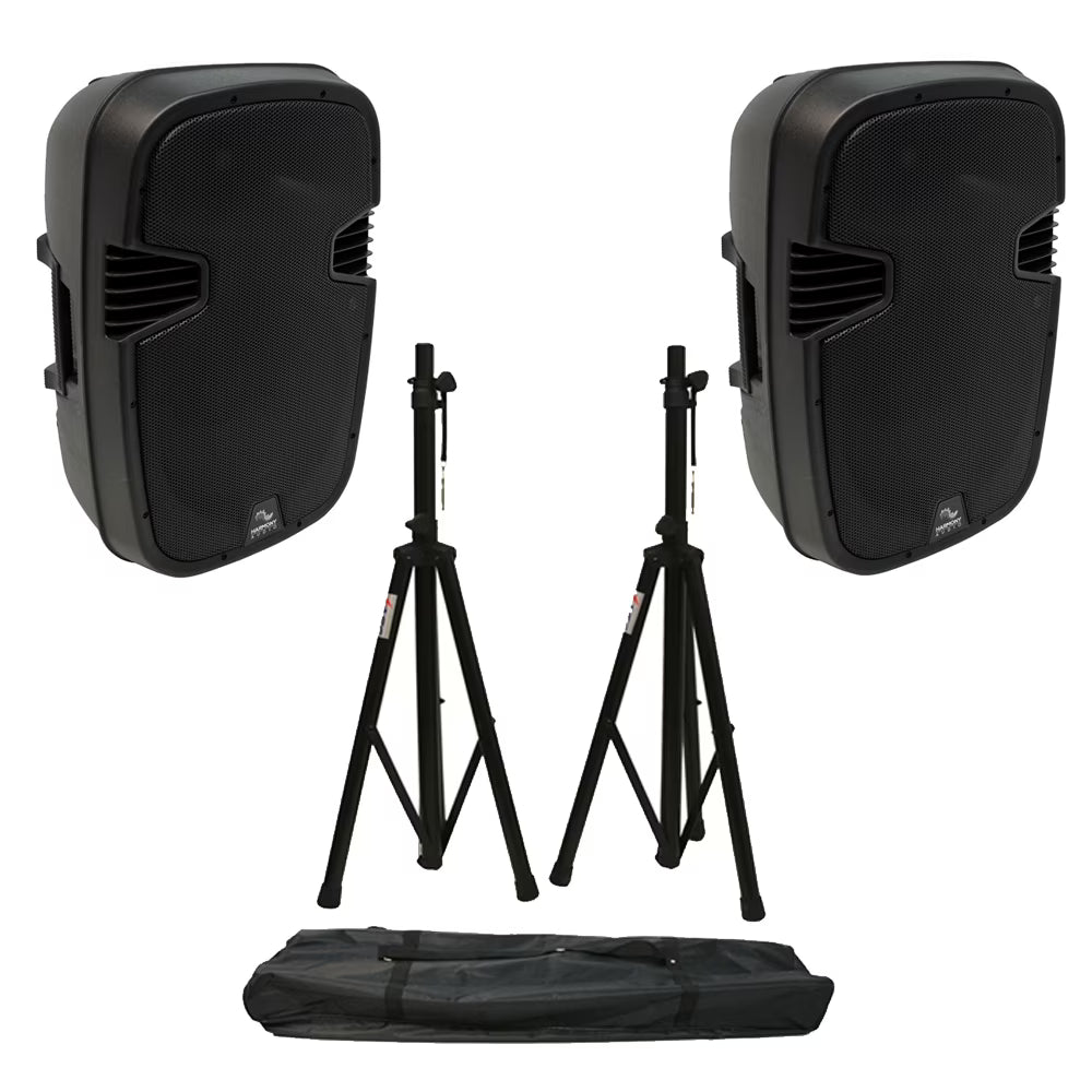 Pro DJ Bluetooth Powered PA Speaker Stands R984