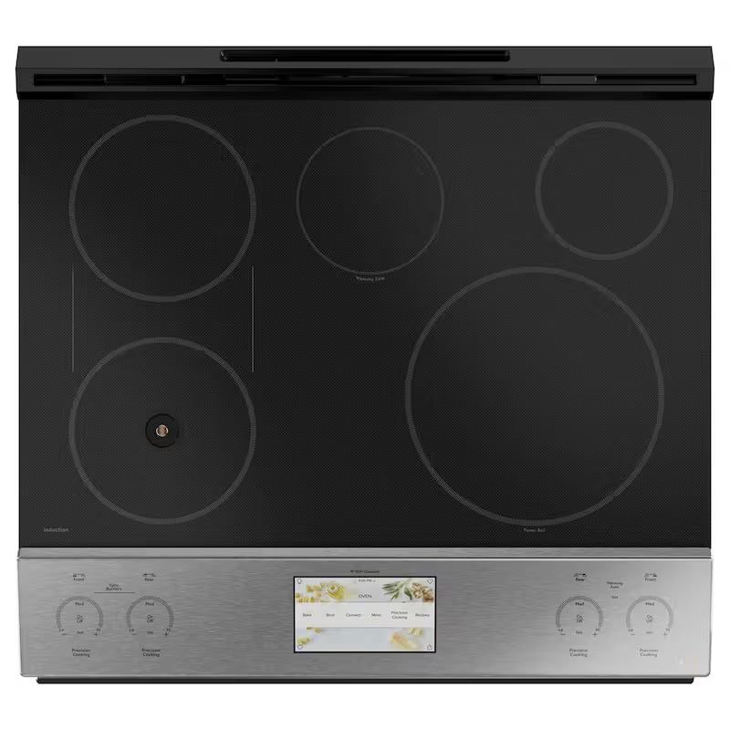30 in. 5.3 cu. ft. Slide-In Smart Induction Electric Range with Self-Cleaning Convection Oven E544507