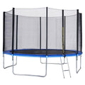 12& Trampoline with Enclosure Net Spring Pad & Ladder C2508
