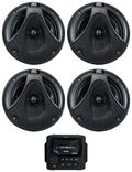 Marine Bluetooth Receiver with 4 6.5" Speakers F325745