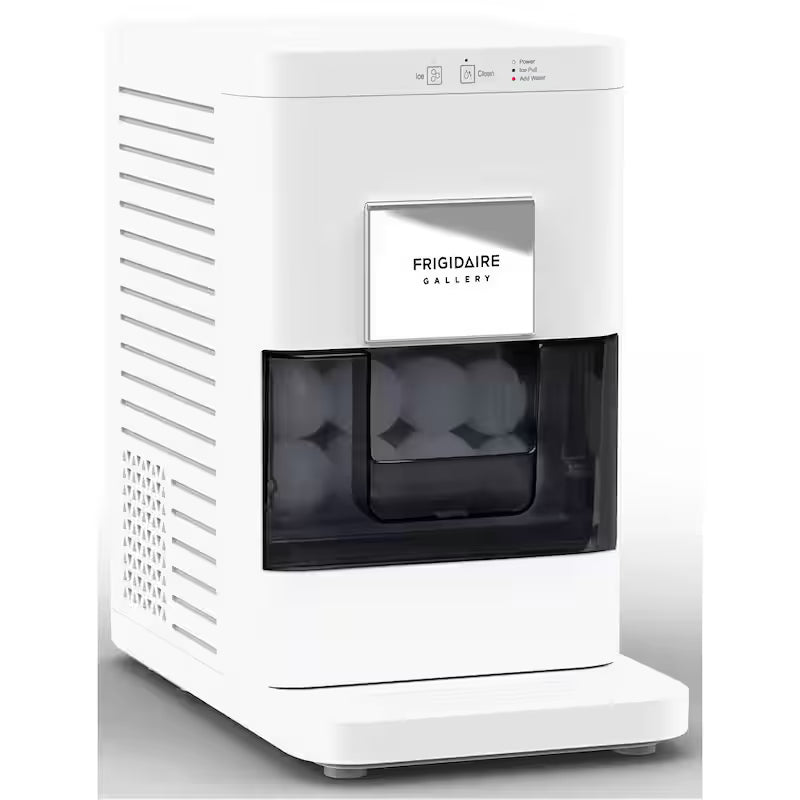 White Portable Round Ice Maker U151060