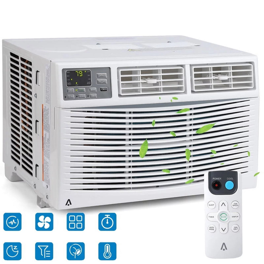 8,000 BTU Smart WiFi Window-Mounted Air Conditioner U633809
