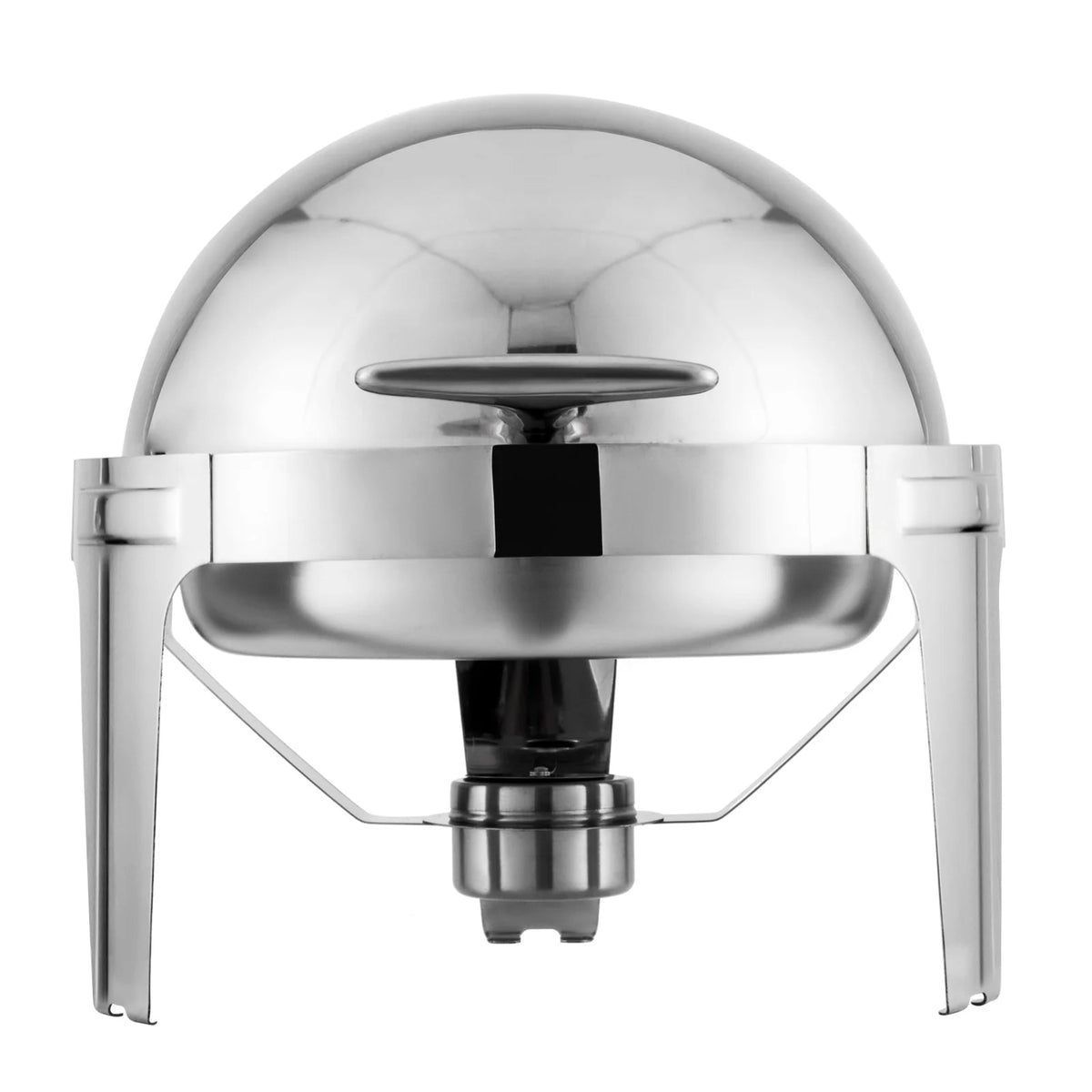 2 Packs Stainless Steel 6Qt Round Chafing Dish Buffet Warmer Set with Pans and Fuel Holders C2264