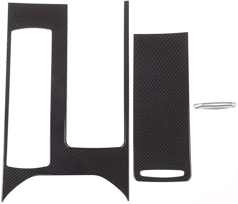 Carbon Fiber Style ABS Plastic Center Console Panel Cover Trim U8930