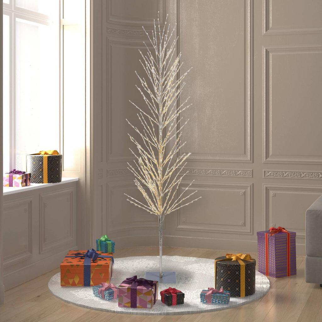 6 ft. LED Champagne Tree with Warm White Lights P3326