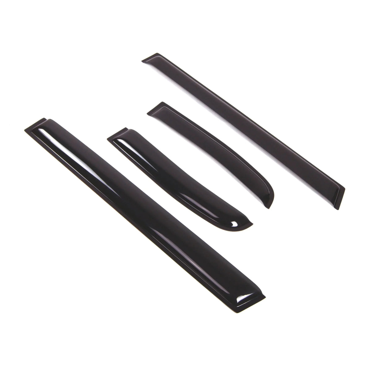 4 Pcs Dark Smoke Window Visor Deflector Rain Guard K3130