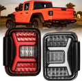 Smoke Black LED Tail Lights Assembly for 2019 2021 JEEP Gladiator JT O722