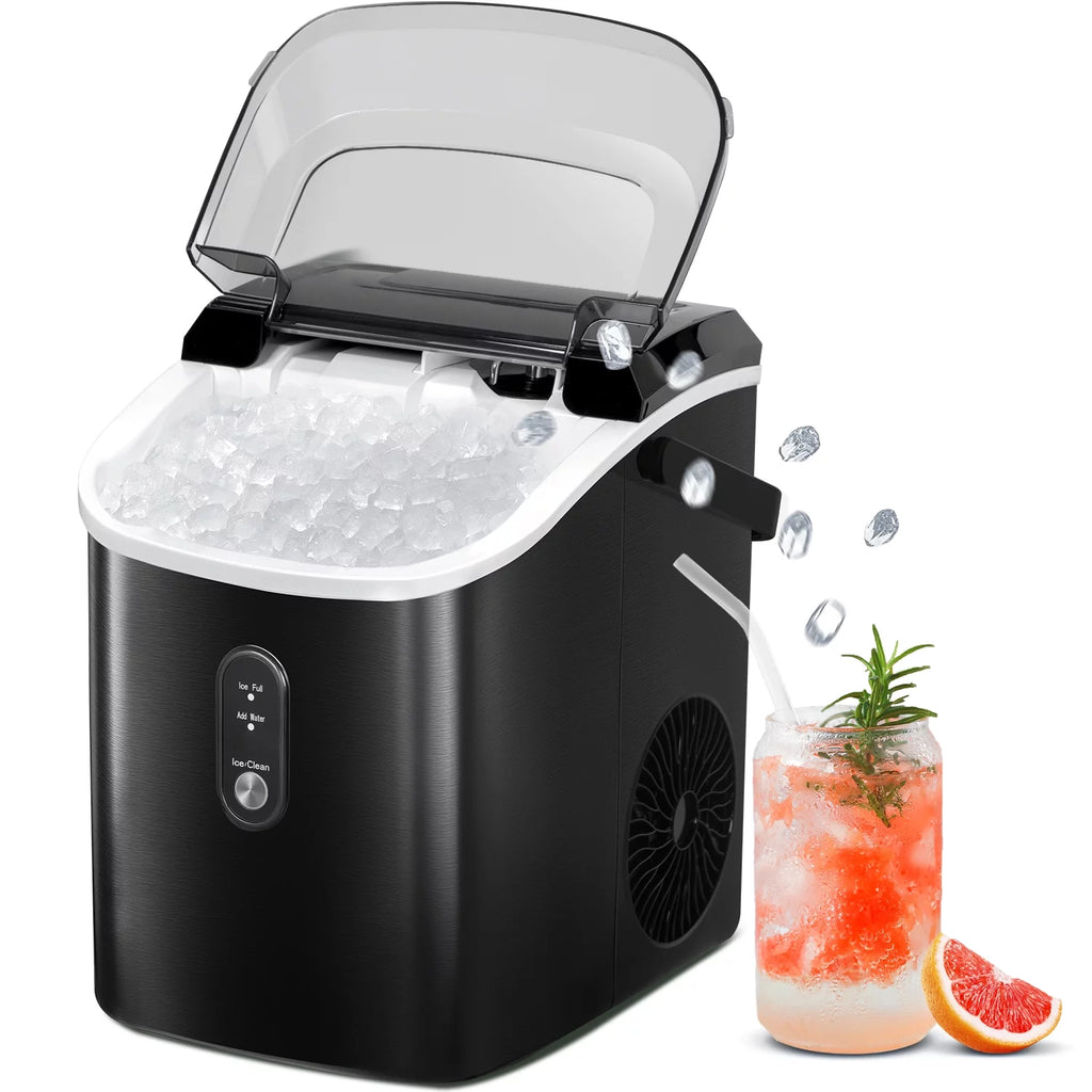 Portable Compact Nugget Ice Maker with Handle Q70127