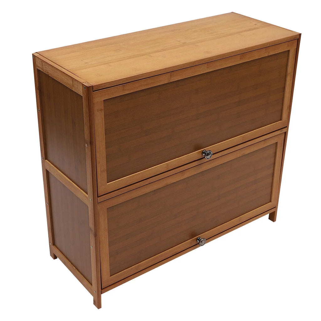 5 Tier Bamboo Shoe Rack Storage Bench C56641