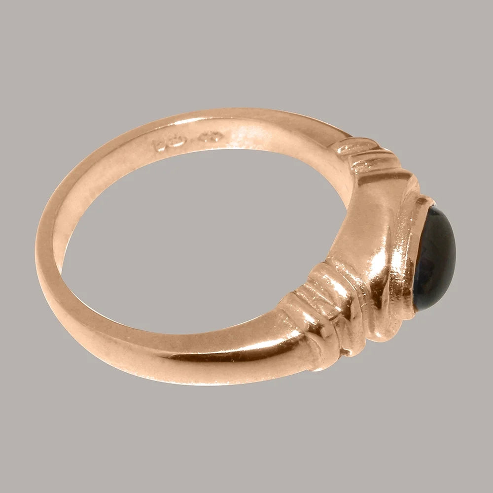 9k Rose Gold Garnet Engagement Ring N7090