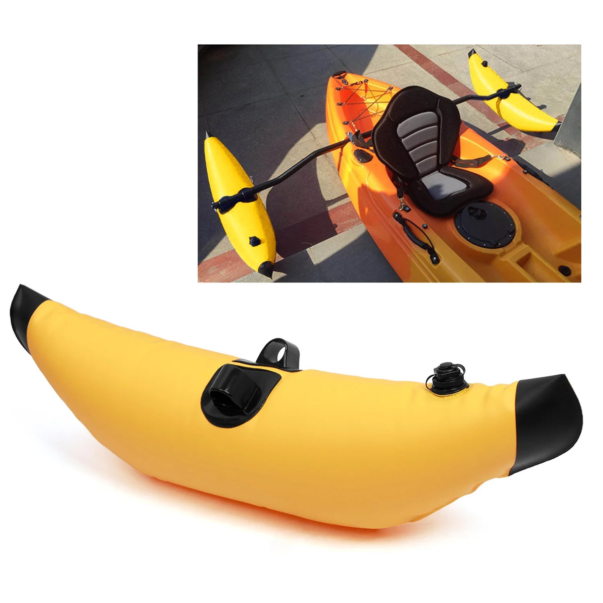 Kayak PVC Inflatable Outrigger Float Stabilizer Kit J898