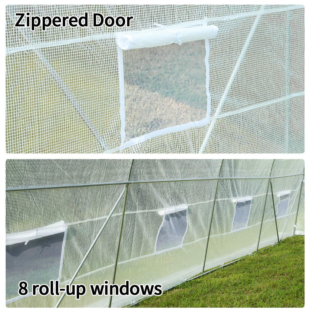 20' x 10' x 7' Portable Greenhouse Tunnel Tent M74275