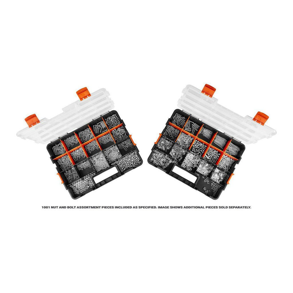 1001-Piece Nut and Bolt Assortment Case R23762