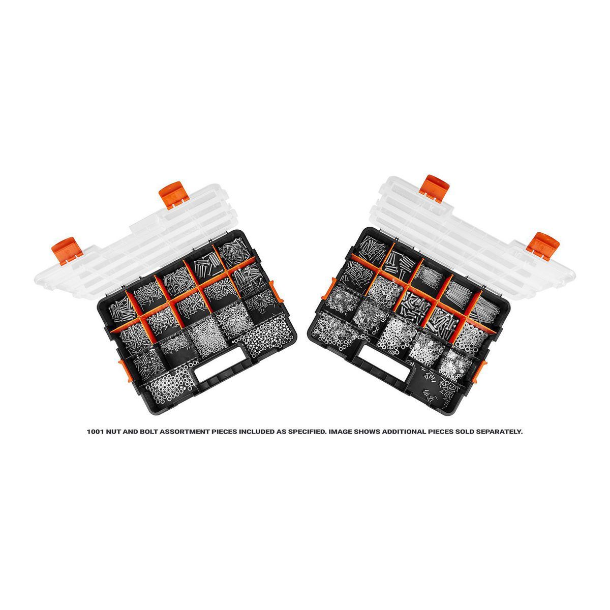 1001-Piece Nut and Bolt Assortment Case R23762