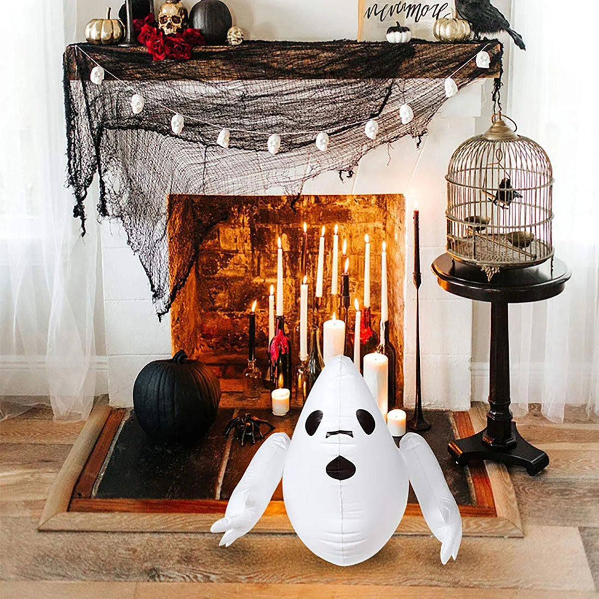 Inflatable Spider Halloween Hanging Decoration B95712