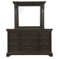 11 Drawer Wood Dresser with Mirror X47764