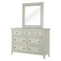 Weathered White Framed Mirror J322697