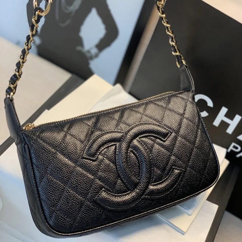 Grained Leather Hobo Bag Z49817