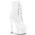 White Pat 7 Inch Heel Shoes Z316