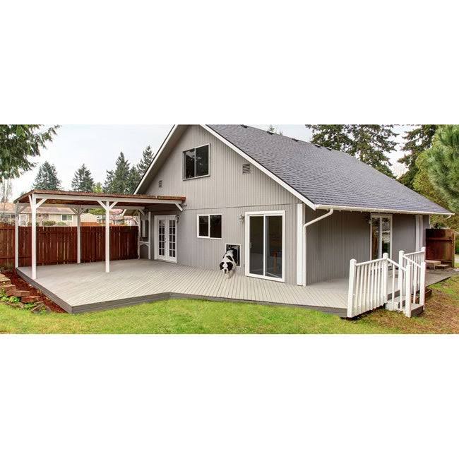 White Large Wall Mount Pet Door L9043