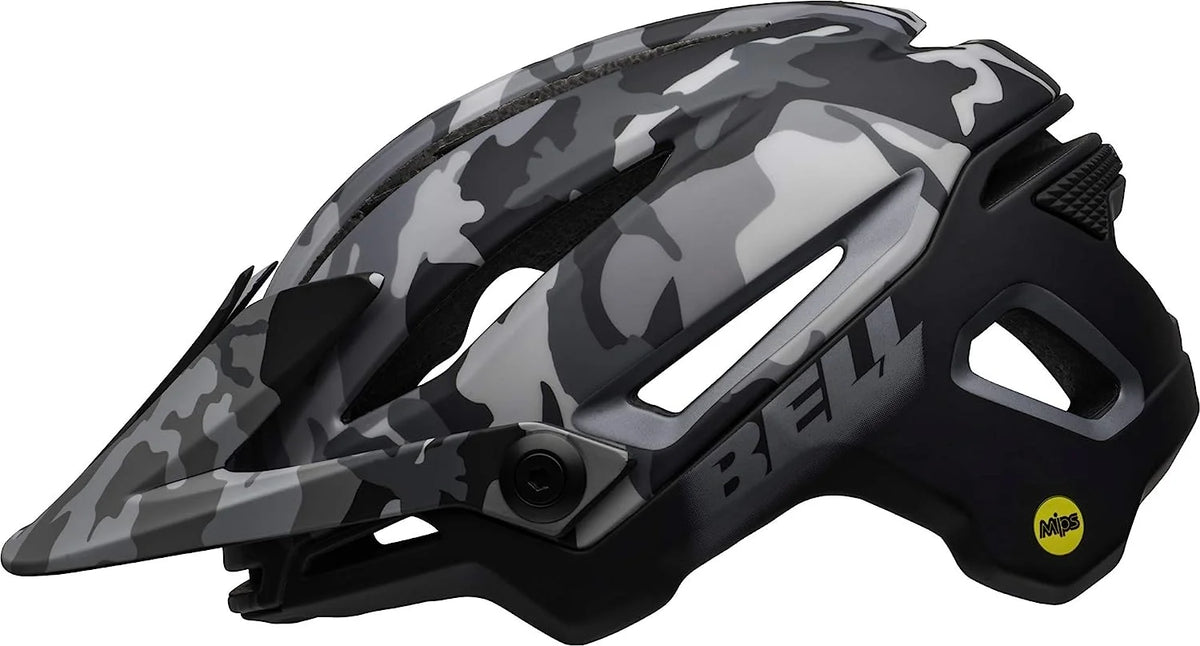 Matte Gloss Black Camo Mountain Bike Helmet C7170
