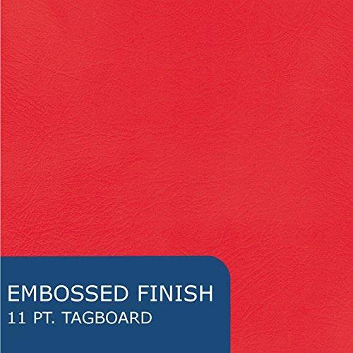 Red 2-Pocket Folders with Prongs, 25/Box H938353
