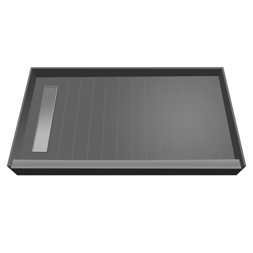 Single Threshold Shower Base with Drain L925