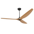 84 Ceiling Fan with Bamboo Blades and Black Finish C24756