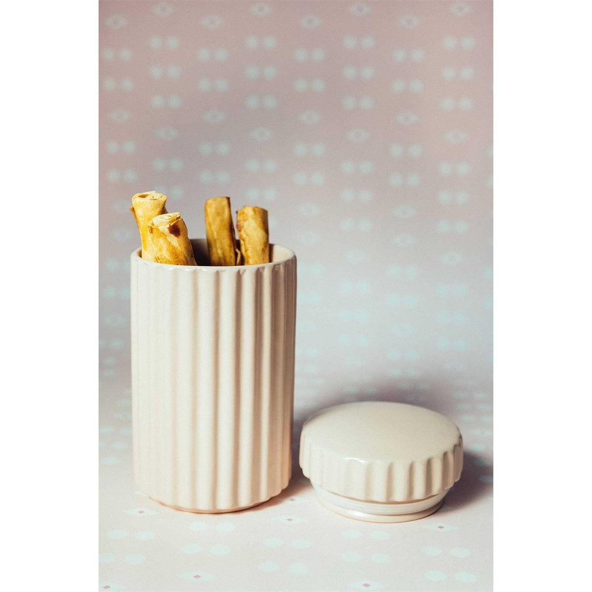 Ceramic Dog Treat Jar P5792