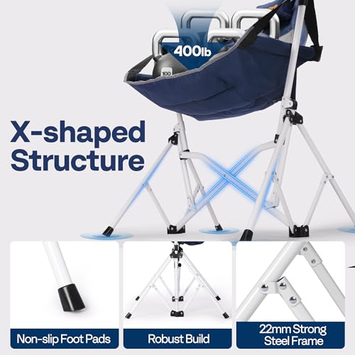 Hammock Camping Chair with Adjustable Pillow W88941