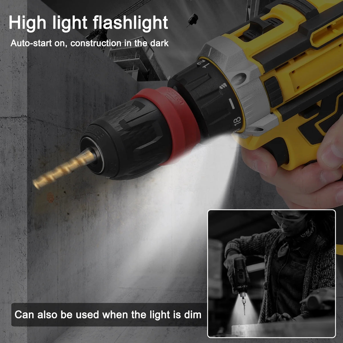 Electric Screwdriver 21V 2in1 Drill Set B832