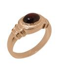 9k Rose Gold Garnet Engagement Ring N7090