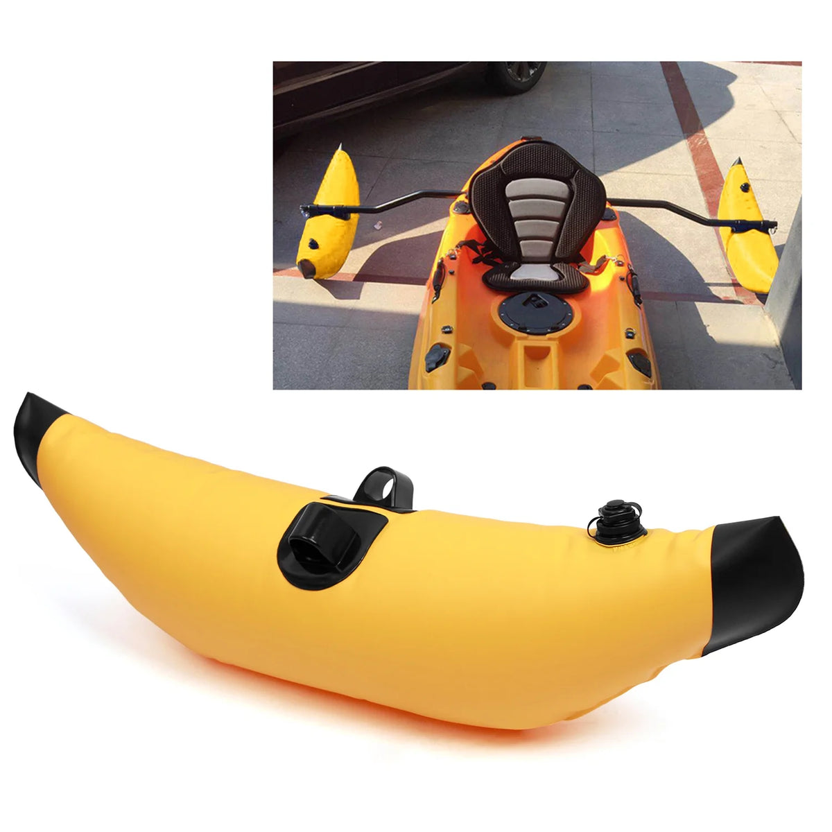 Kayak PVC Inflatable Outrigger Float Stabilizer Kit J898