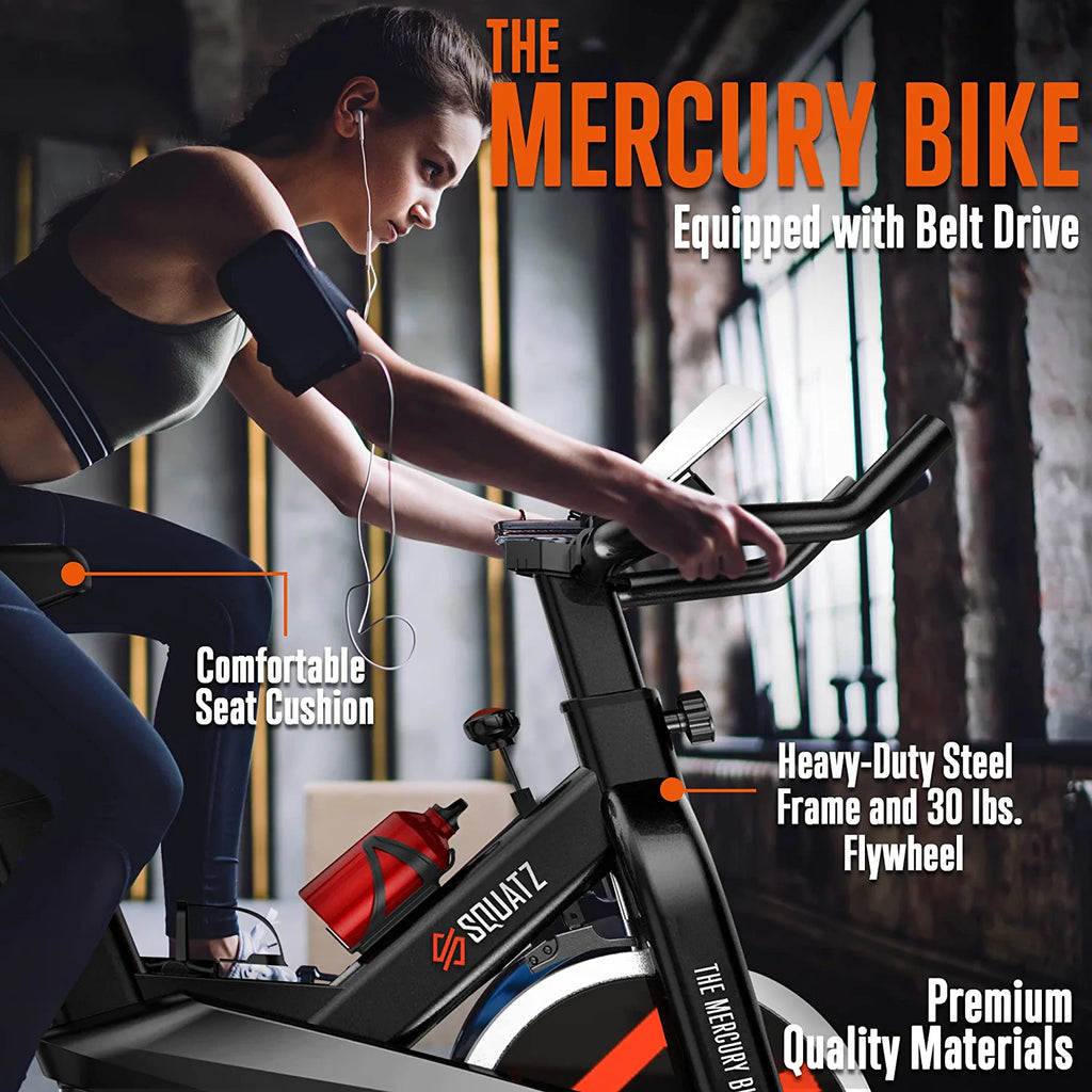 Stationary Magnetic Spin Bike with Training Console V71801