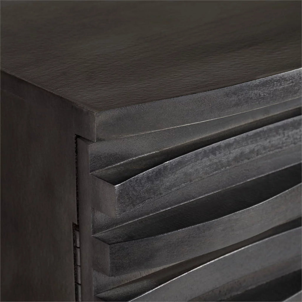 Mango Wood 4 Door Grey Sideboard W51623