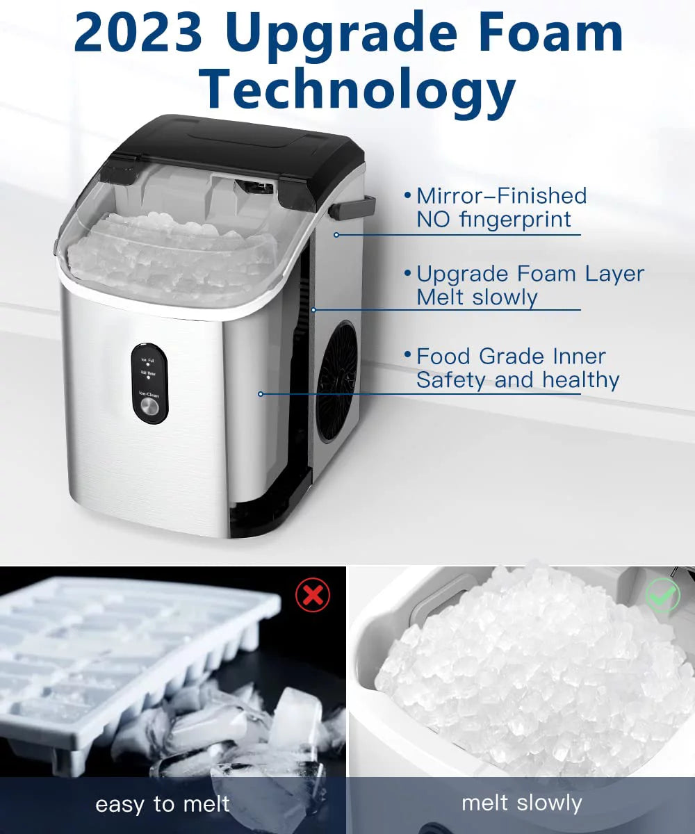 Countertop Nugget Ice Maker 33lbs/Day Self-Cleaning X5483