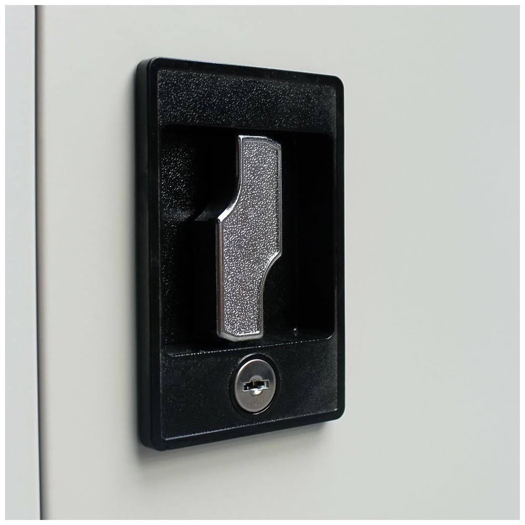 Gray Steel Locker Cabinet with 2 Doors U864