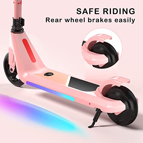 Electric Scooter for Kids Age 6-10 with Adjustable Speed and Height X9205