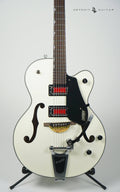 Matte Vintage White Hollow Body Electric Guitar E51264