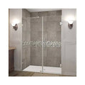 Frameless Hinged Shower Door, 56x22 x 72 W47543