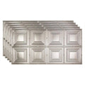 Brushed Aluminum Glue Up Ceiling Tile 5 Pack H518