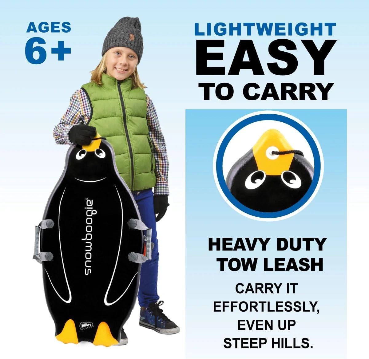 Snow Foam Sled with Soft Handles Y58351