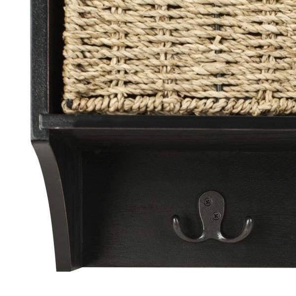 White Hanging 3 Basket Wall Rack G494