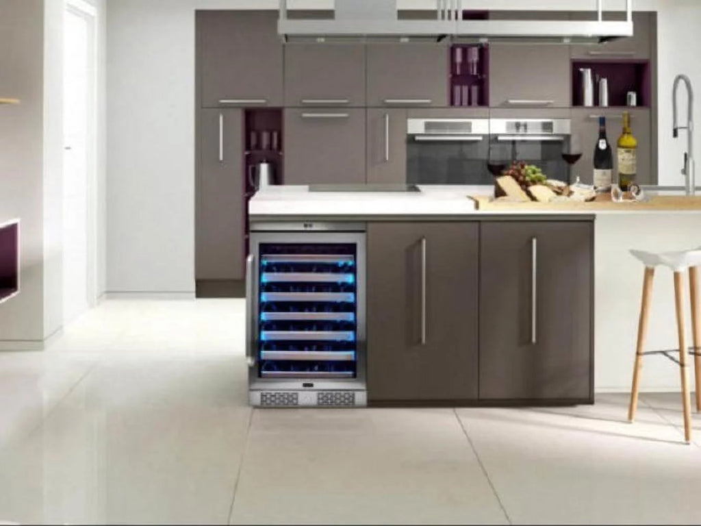 54 Bottle Stainless Steel Wine Refrigerator D73481