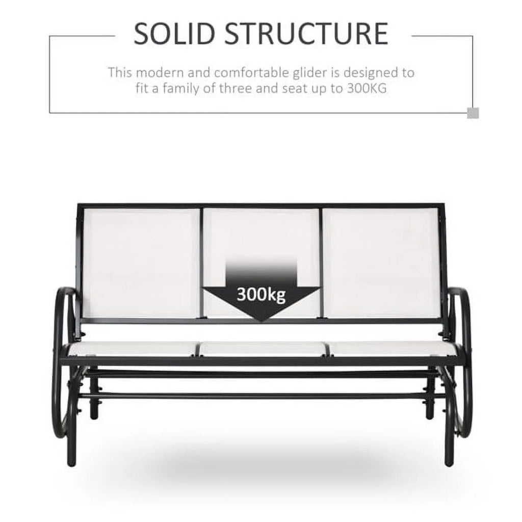 Outdoor Glider Bench for 3 B2159