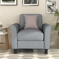 Grey Fabric Armrest Single Sofa S99954