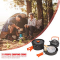 10Pcs Non-stick Aluminum Camping Cookware Set S967